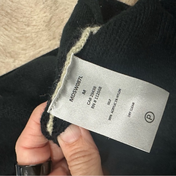 Miss Me Long Cardigan Medium Aztec Aspen Lodge Tribal Open Front Fringe Western - Picture 8 of 8